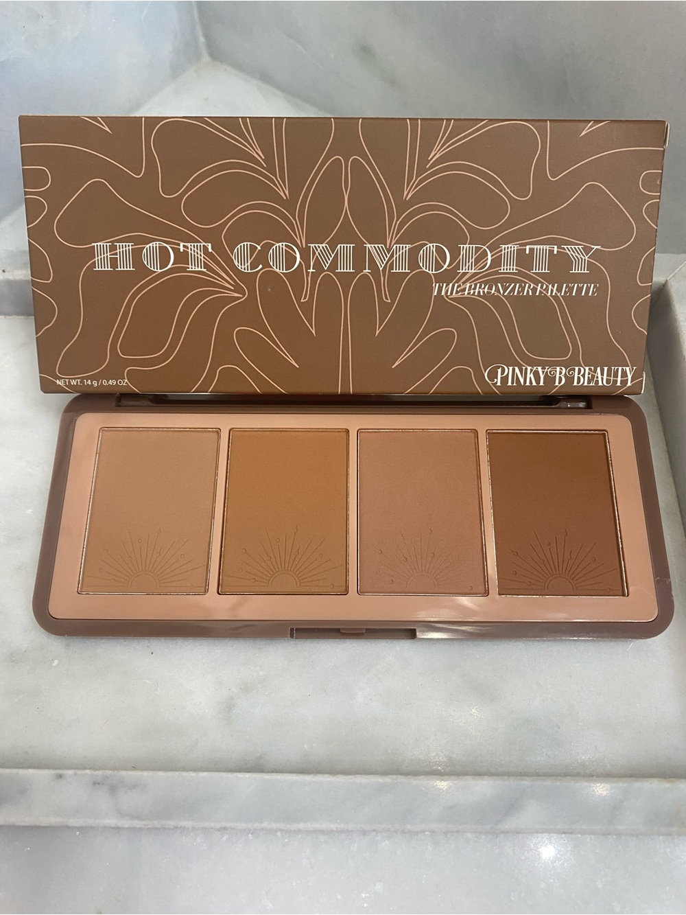 NIB Hot Commodity Bronzer Palette — Neutral Brown Shades